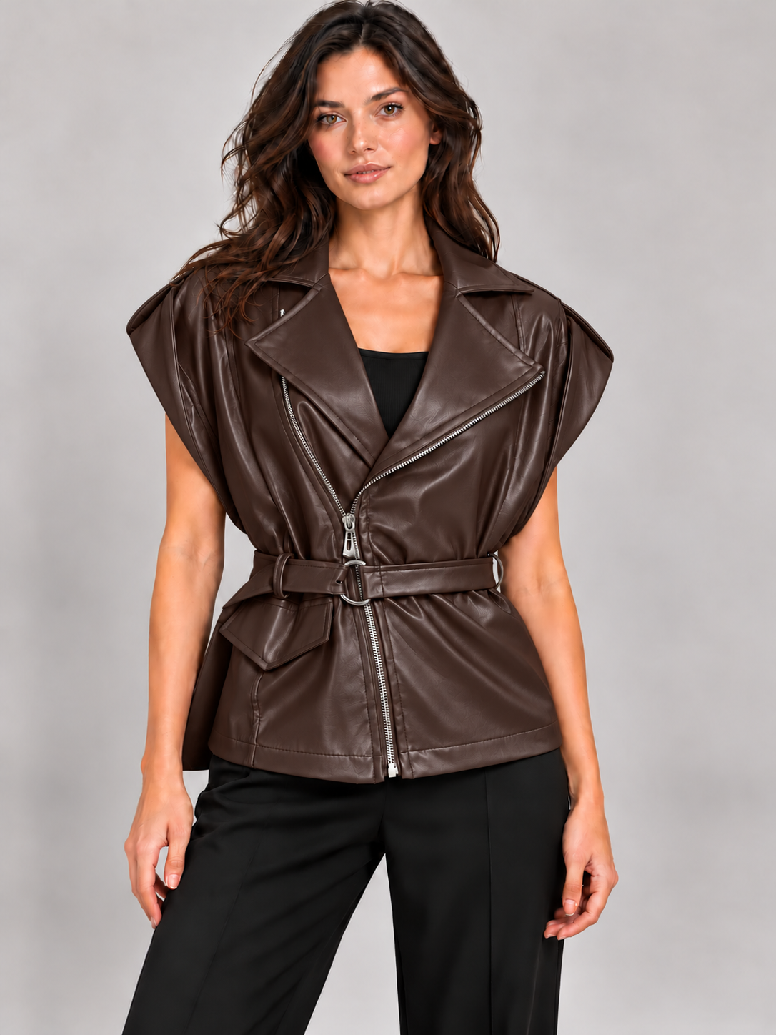 Chaleco Urban Chic efecto piel - Imagen 3