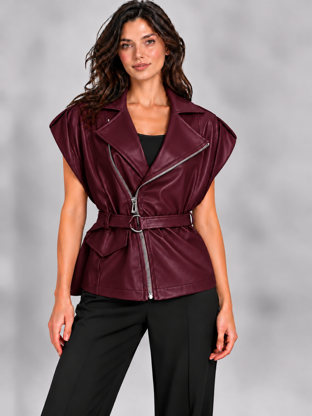 Chaleco Urban Chic efecto piel - Imagen 6